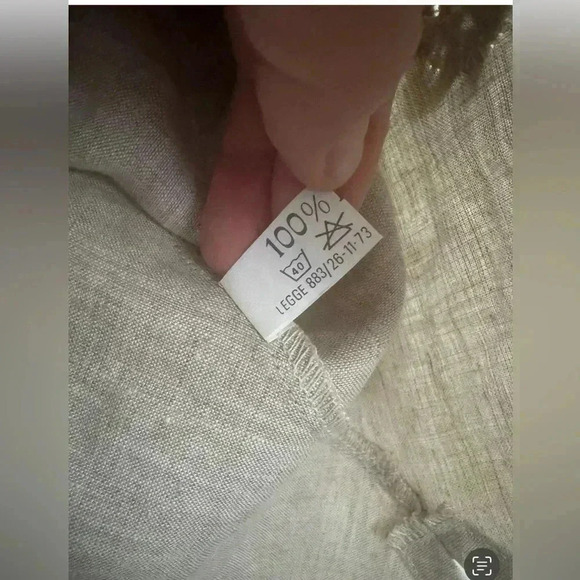 Sartoria Delle Sirene Ladies 100% Linen Top Made In Italy - Picture 3 of 11